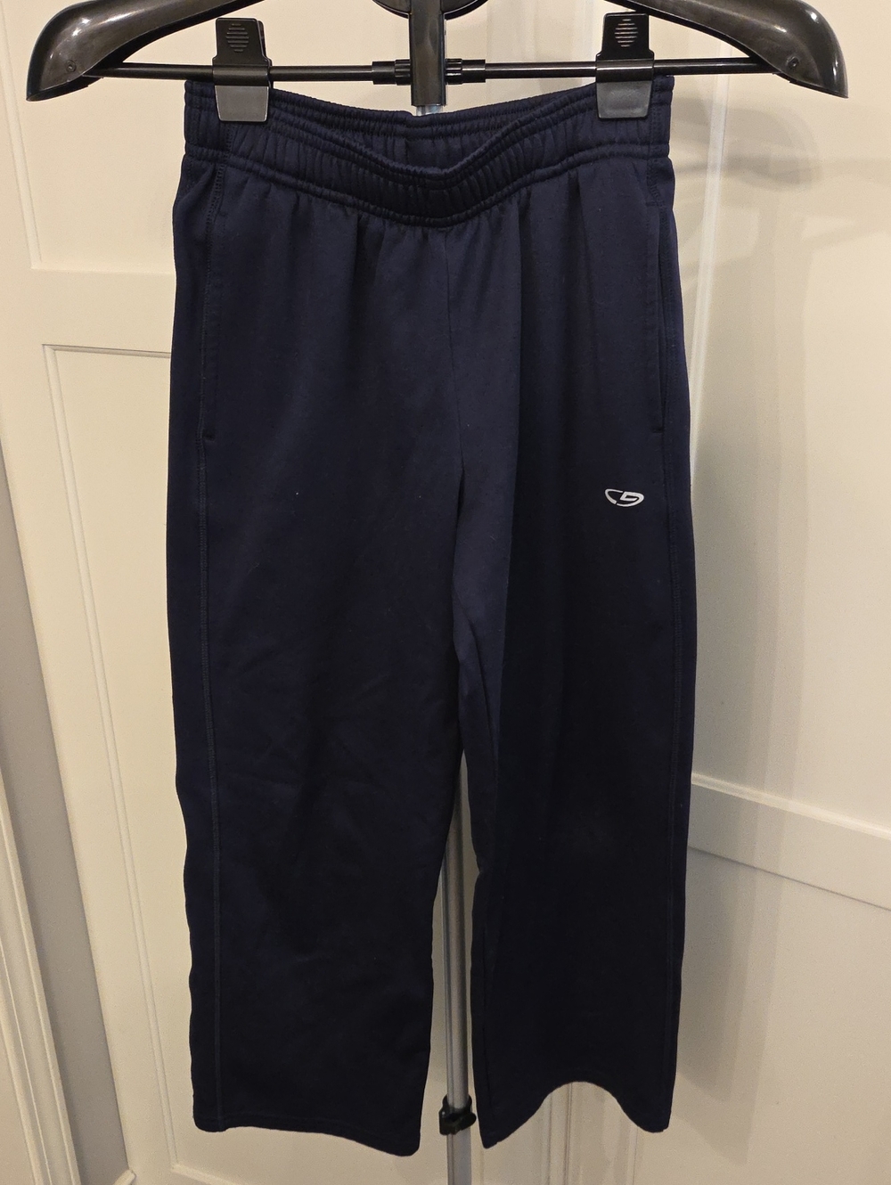 Champion Navy Blue Kids Sweatpants with Side Pockets.size M 8-10